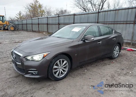2014 Infiniti Q50 from USA, damaged, VIN JN1BV7AR7EM702920